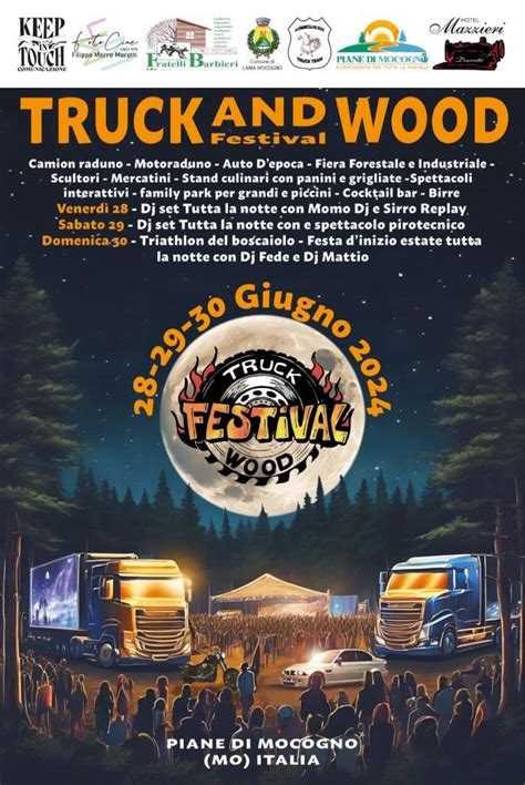 TRUCK AND WOOD FESTIVAL 2024 Motoraduno Piane Di Mocogno Modena