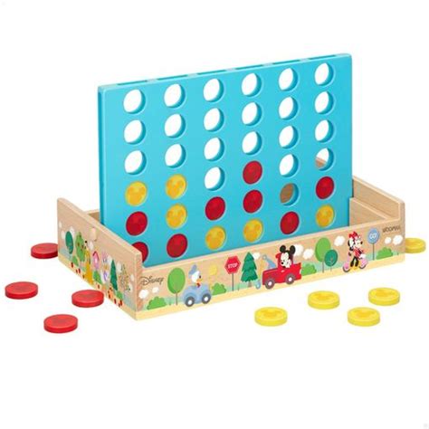 Juego Cuatro En Raya Madera Woomax Disney Con Ofertas En Carrefour