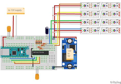 Arduino Nano 33 Iot 12v Ws2811 Led Strip Controller Arduino Project Hub