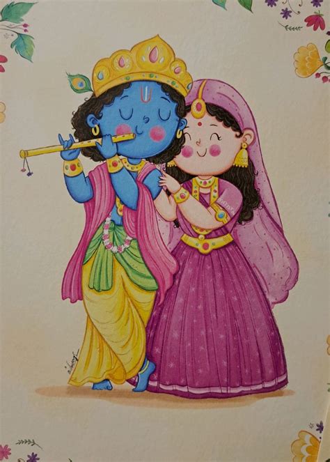 Wall Decor Clocks Radha Krishna And Gayatri Mantra Wall Art Freeup