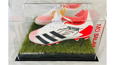 Mohamed Salah Hand Signed Football Boots - CharityStars