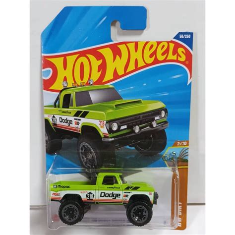 玩具部落 風火輪 HOT WHEELS 小汽車 1970 DODGE POWER WAGON 道奇 蝦皮購物