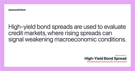 High-Yield Bond Spread | AwesomeFinTech Blog