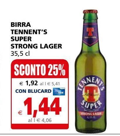 Birra Tennent S Super Strong Lager Offerta Di Il Gigante