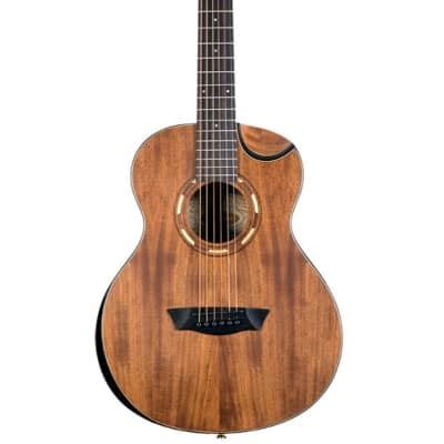 Washburn WCGM55K G MINI 55 Koa Acoustic Guitar With Reverb