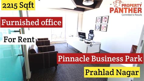 Office For Rent In Pinnacle Business Park Prahlad Nagar Ahmedabad