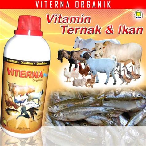 Jual Viterna Nasa Suplemen Pakan Ternak Vitamin Ternak Unggas Ikan