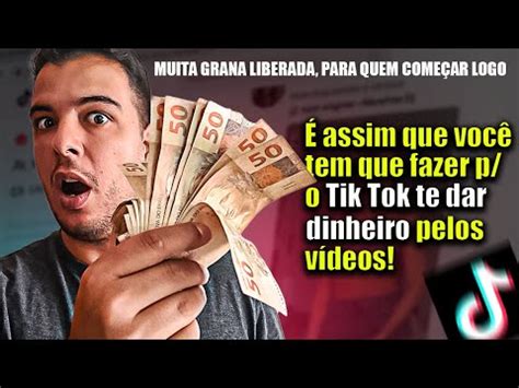 Como ganhar dinheiro no Tik Tok Vídeos Se prepara para a Grana