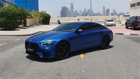 Mercedes Amg Gt Blue Wrap Wrapstyle