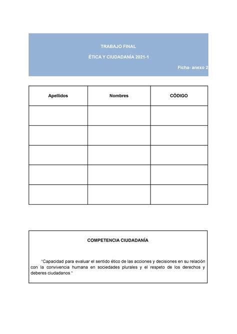 Trabajo Final Ética Y Ciudadanía TRABAJO FINAL ÉTICA Y CIUDADANÍA