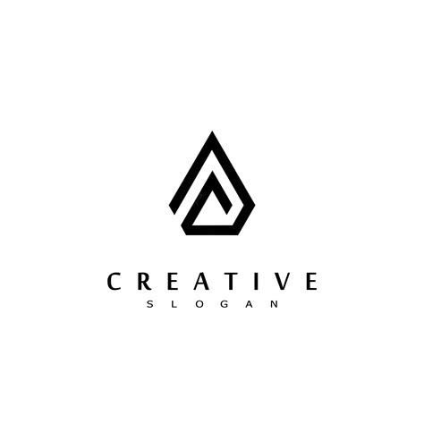 Premium Vector | A triangle logo design symbol