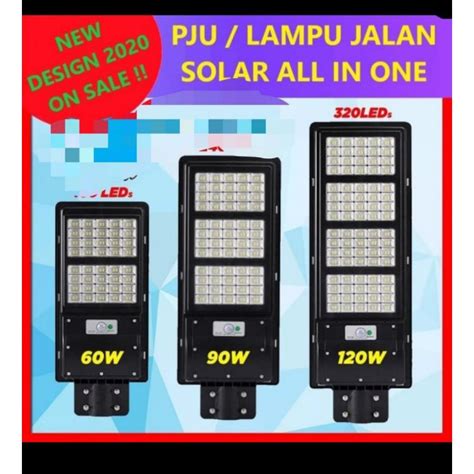 Jual Lampu Jalan Solar Sel W W W Watt Pju Led Panel Surya All In