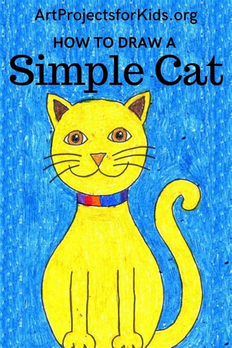 How to draw a cat preschool art for kids hub – Artofit