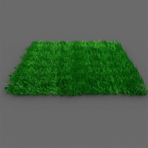 3d Model Grass Vr Ar Low Poly Cgtrader