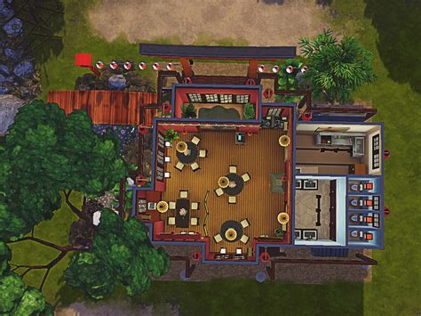 The Sims Resource Chinese Restaurant No Cc