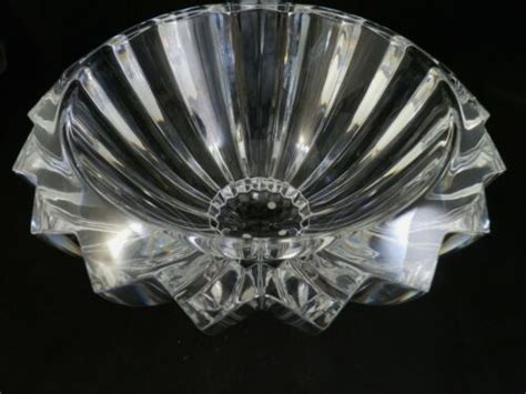 Orrefors Sweden Crystal Bowl Zodiac Hand Signed El Erika