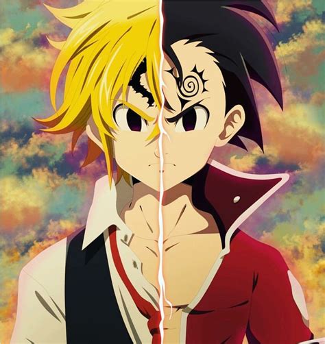 Meliodas And Zeldris Seven Deadly Sins Anime Seven Deadly Sins