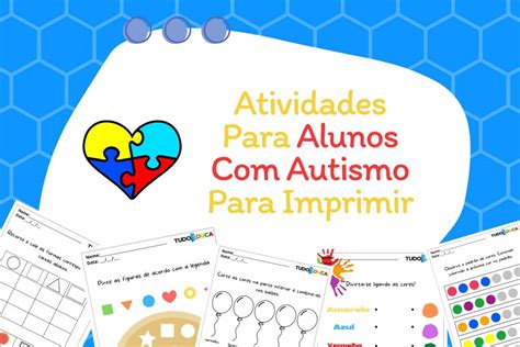 Atividades Para Alunos Autismo Para Imprimir