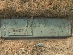 Ernest Alvin Tapp Homenaje De Find A Grave