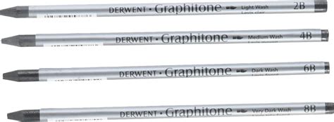 Amazon Derwent Watersoluble Graphitone Pencils Fine Point Black