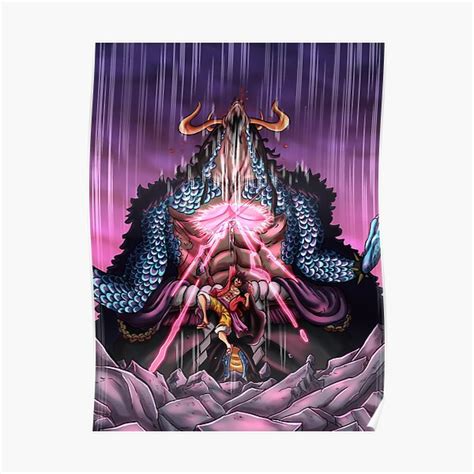 "Haki Battle Luffy and Kaido " Poster for Sale by JimenaNgG | Redbubble