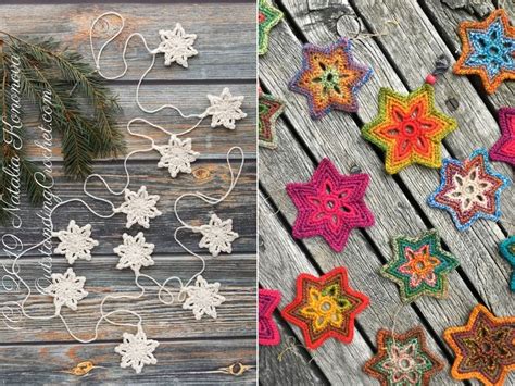 Crochet Garlands Full Of Stars Free Patterns