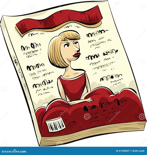 Fashion Magazine stock illustration. Illustration of pages - 41558507