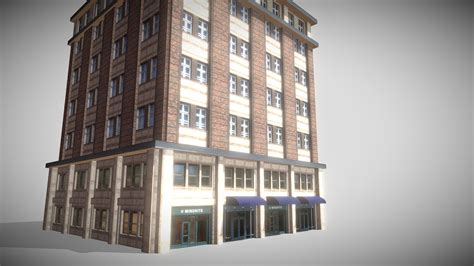 Game Ready City Building Download Free 3d Model By Modelmaker Mireubay1 [2bd7122] Sketchfab