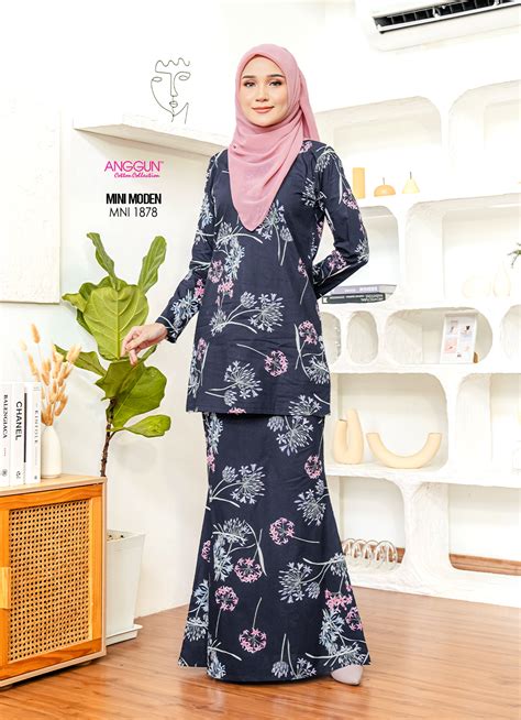 Anggun Cotton Collection Baju Kurung Selembut Kapas Warehouse