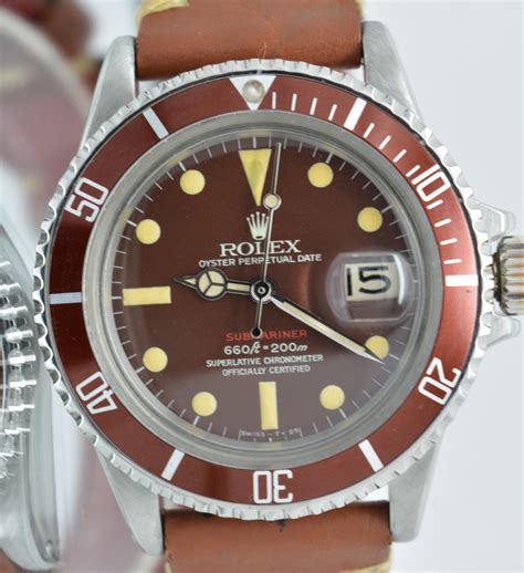 Rolex Red Submariner Tropical Dial And Bezel Chocolate Brown