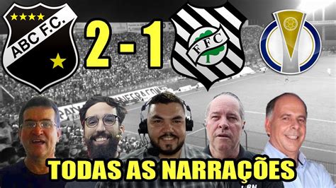 Todas as narrações ABC 2 x 1 Figueirense Brasileirão Série C 2022