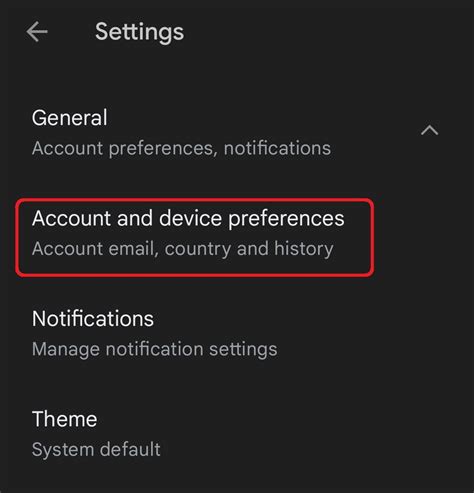 how to change email on google play store