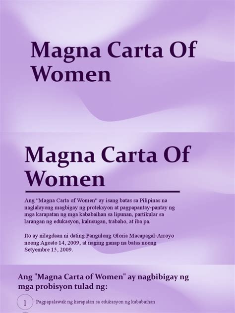 Magna Carta of Women | PDF