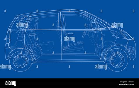 Small Car Sketch Stock Photo - Alamy