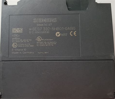 SIEMENS SIMATIC S7-300 Analogausgabebaugruppe SM 332 Typ 6ES7332-5HB01 ...