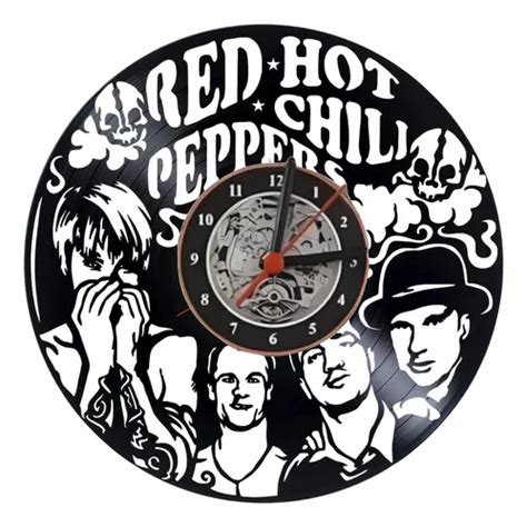 Relógio De Parede disco Vinil Red Hot Chili Peppers Lindo MercadoLivre