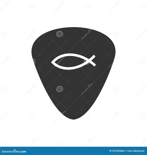 Cueillette De Guitare Avec L Image D Une Ic Ne De Poisson Chr Tien