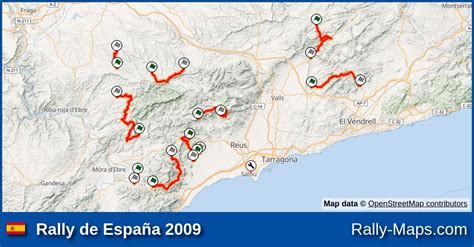 Shakedown Stage Map Rally De Espa A Wrc Rally Maps