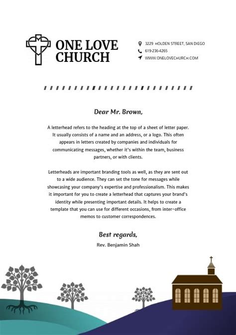 10 Best Ms Word Church Letterhead Templates Word And Excel Templates