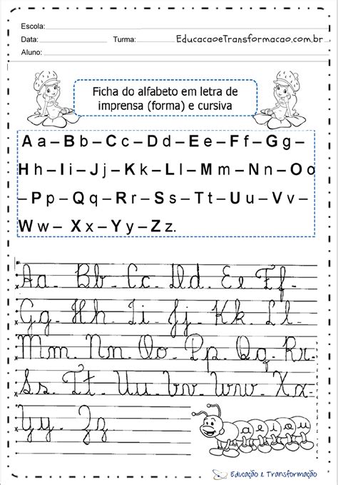 Alfabeto Letra De Forma Maiúscula E Minúscula RETOEDU