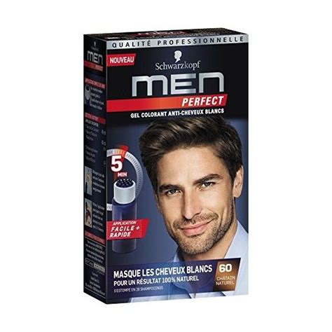 Schwarzkopf Men Perfect Gel Colorant Anti Cheveux Blancs Homme