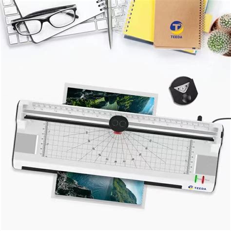 Teeda 6in1 Hot Cold Laminator A3 A4 A6 Size W Rotary Trimmer Rounder Laminating Laminator