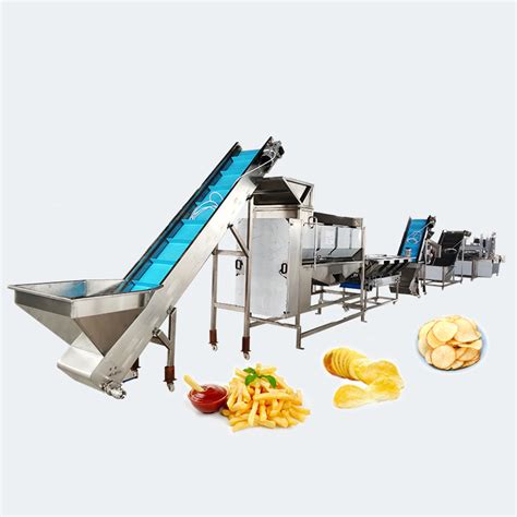 Small Scale Semi Automatic Kg H Fried Potato Chips Fries Production