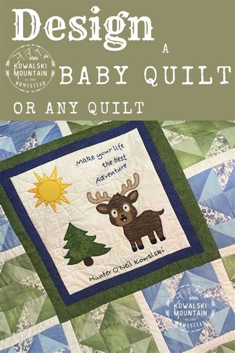 Beautiful Baby Quilt Ideas to Design Your Own » Kowalski Mountain