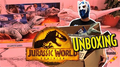 Unboxing Strike N Roar Giganotosaurus Jurassic World Dominion De Mattel Youtube