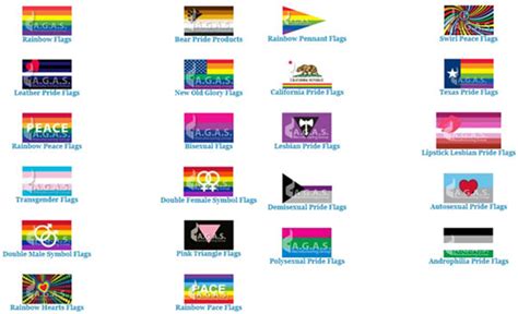 LGBT symbols used on pride flags – make your choice from the popular ...