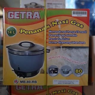 Jual Gas Cooker Getra Liter Mb Rb Rice Cooker Penanak Nasi Mb