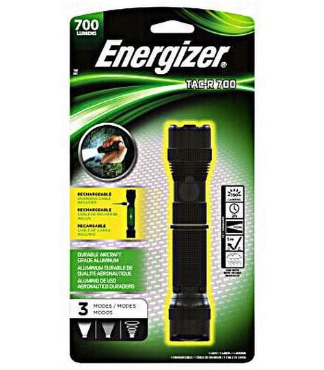 Energizer Rechargeable Tactical Flashlight, TacR700 - Walmart.com