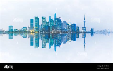 Shanghai skyline in China Stock Photo - Alamy