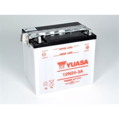 YUASA Batterie Dry Charged ohne Batteriesäure 12V 24Ah 12N24 3A